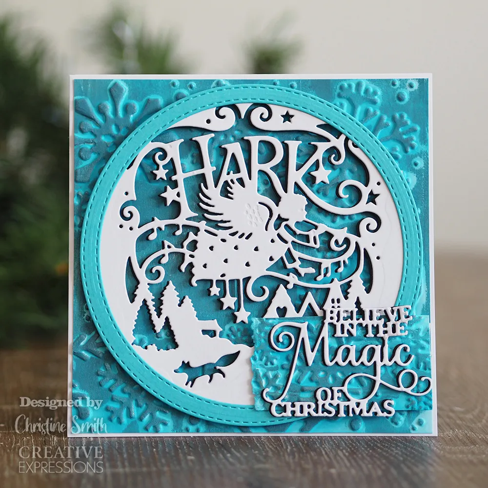 Christmas Carols Scene Craft Die by Creative Expressions Paper Cuts