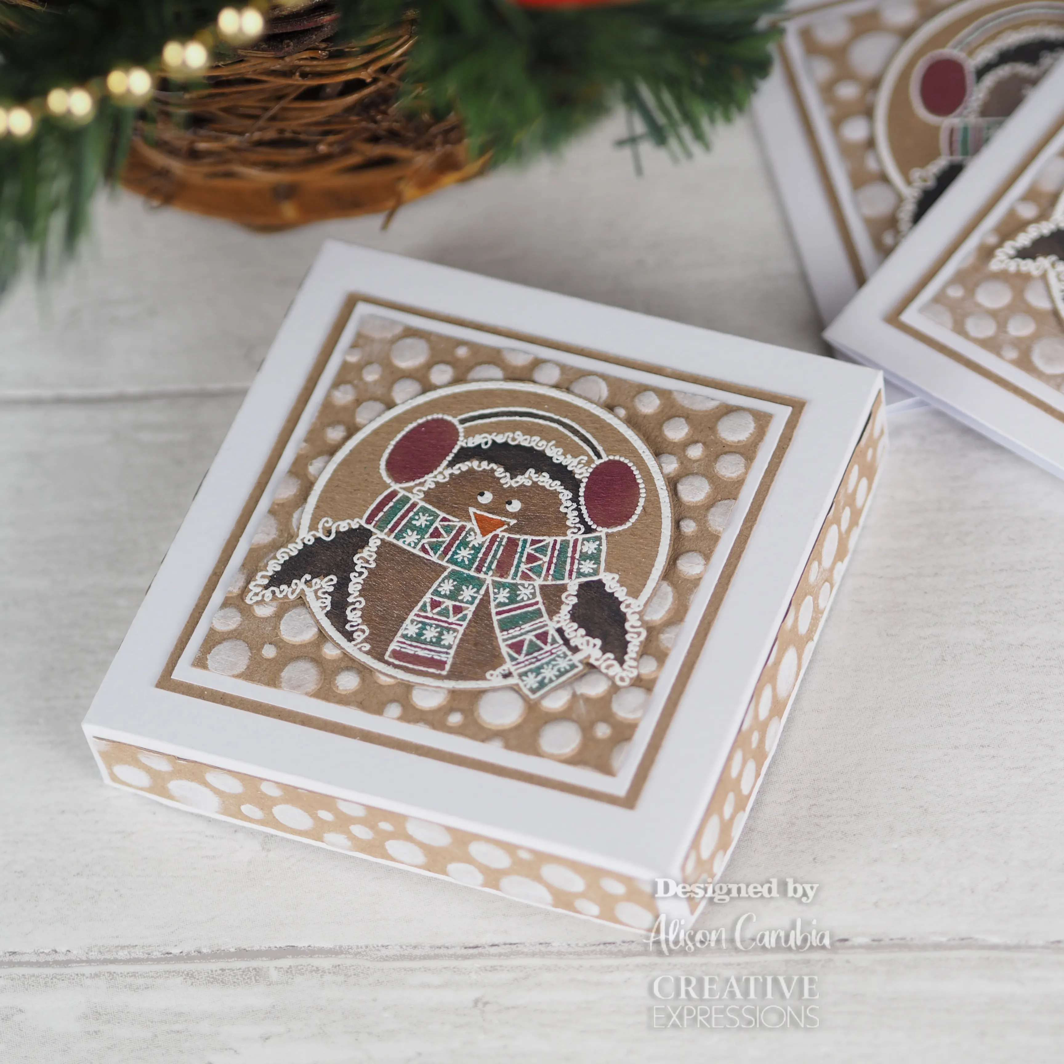 Mini Penguin 3.8 in x 2.6 in Stamp Woodware Clear Singles Festive Fuzzies