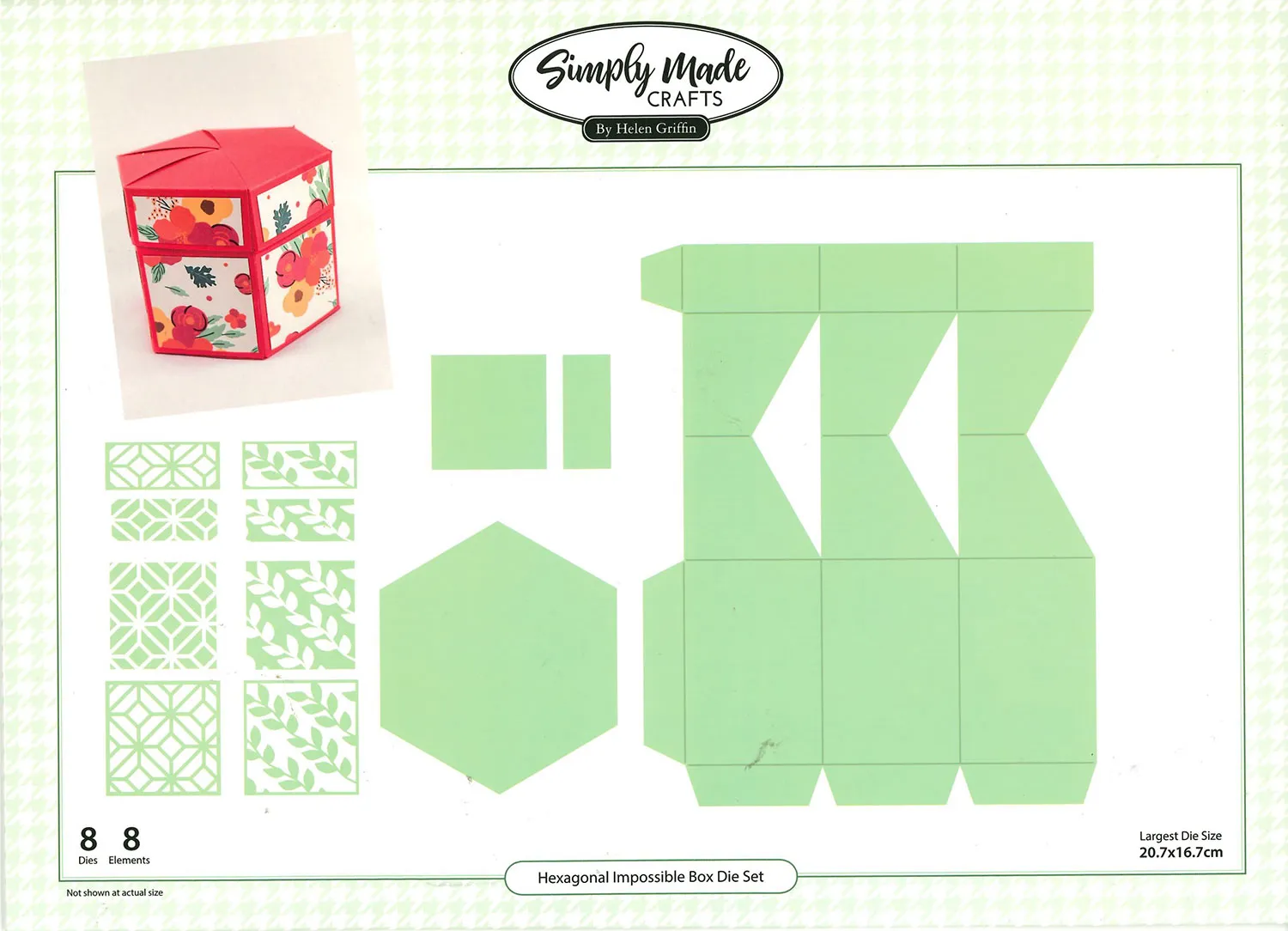 Hexagonal Impossible Box Die Set by Simply Made Crafts Autumn Fun