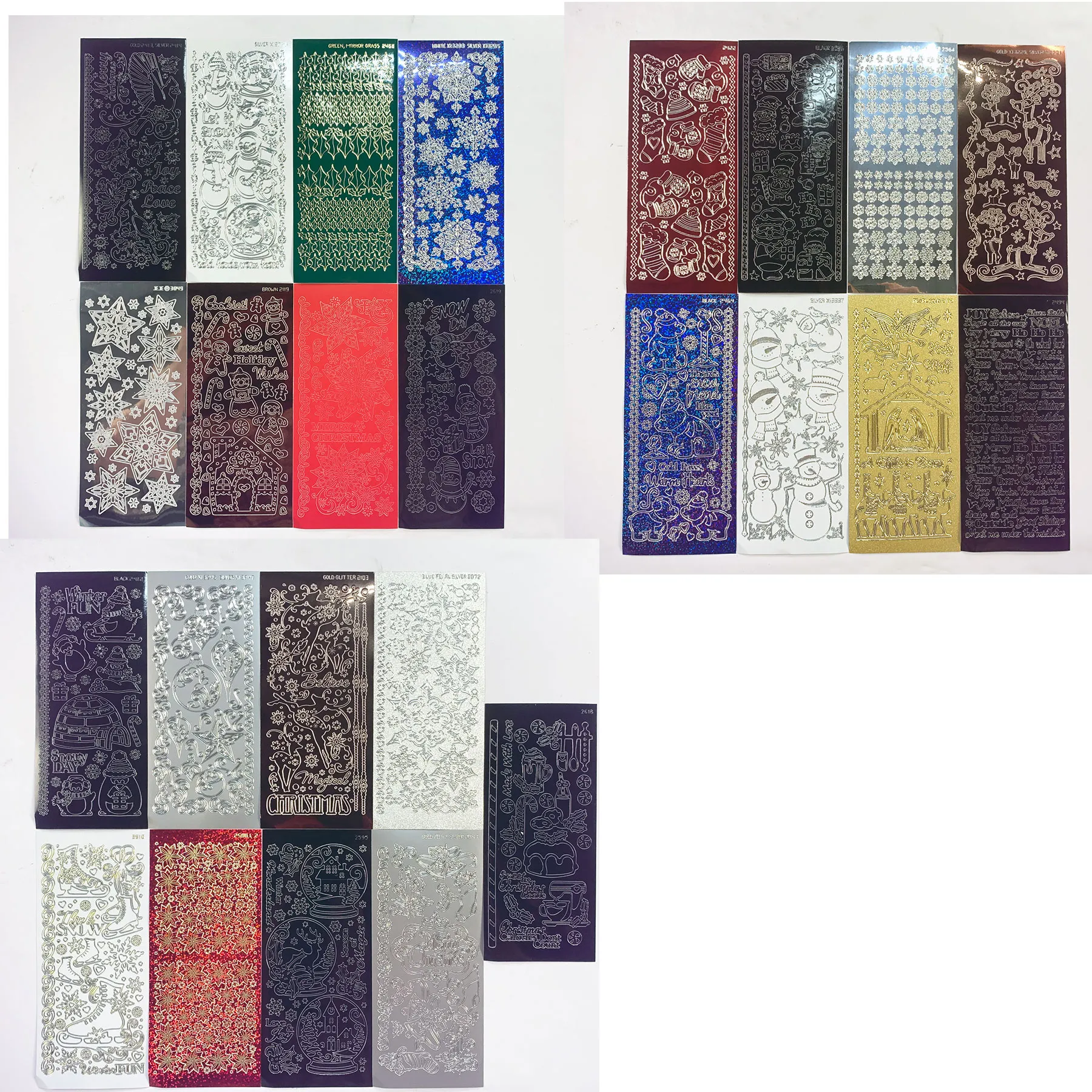 Slim Line & More Christmas Dazzles, 25 sheets