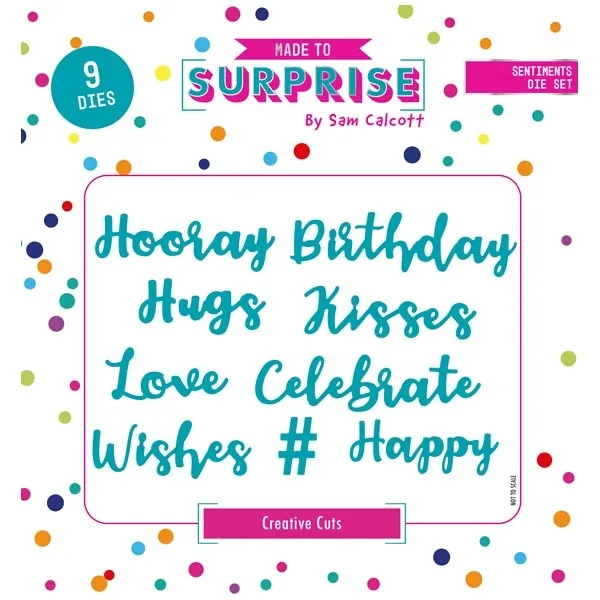 Sentiments Die Set Creative Cuts by Made to Surprise