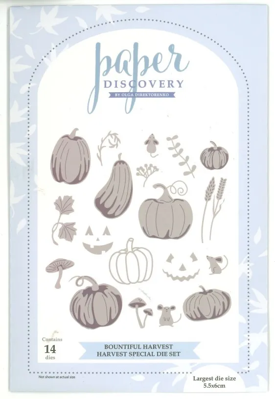 Harvest Special Die Set Bountiful Harvest by Paper Discovery