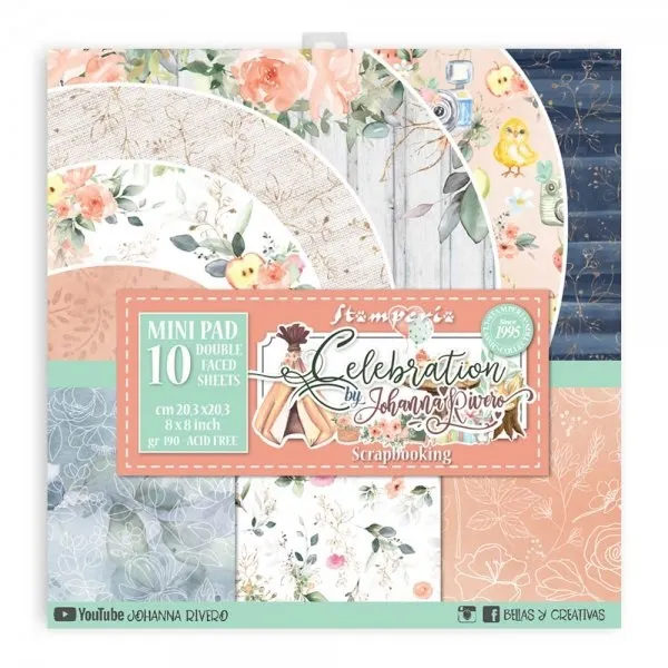 Celebration 8x8 Papers by Stamperia