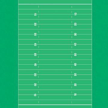Football Field 12x12 Paper, 15 Sheets