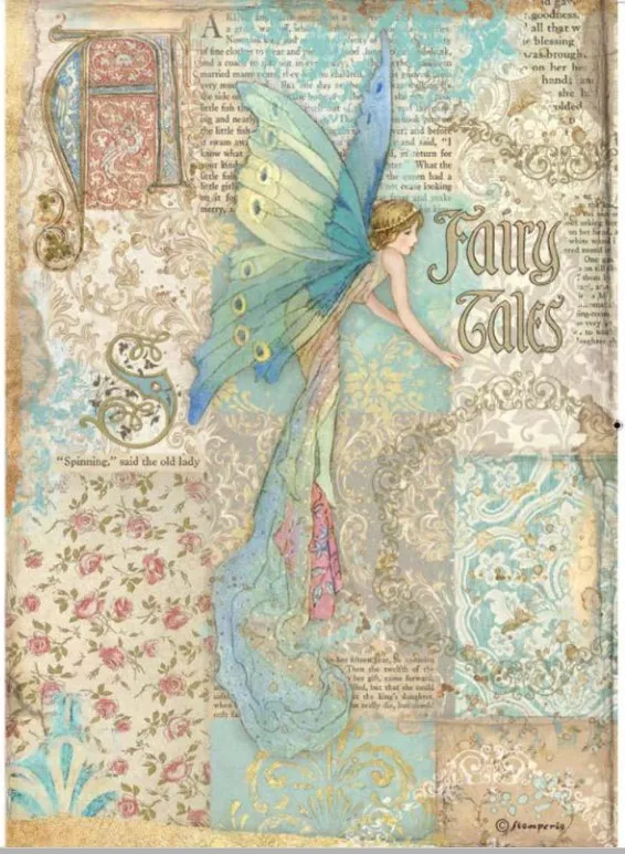 Sleeping Beauty Fairy Tales A4 Rice paper