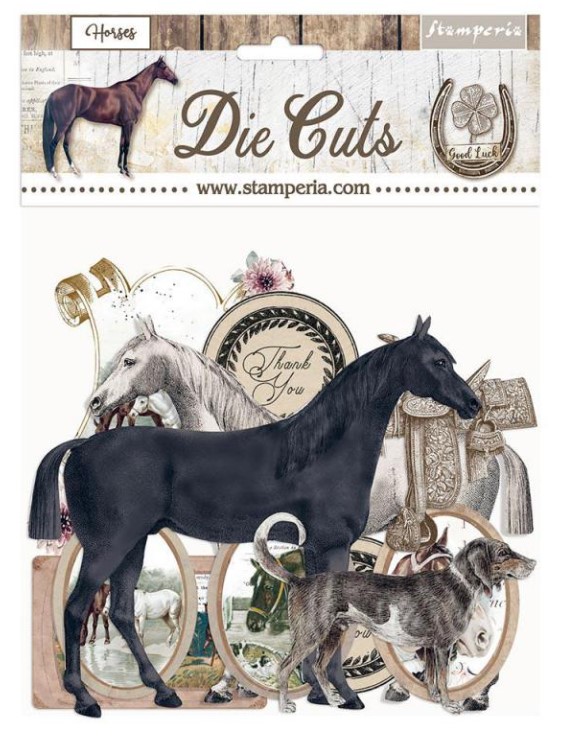 Romantic Horses Die-Cuts