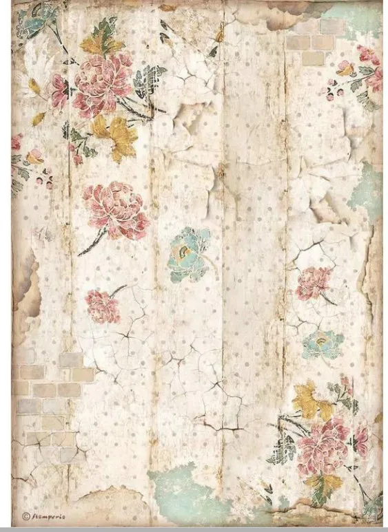 Alice wall texture A4 Rice paper