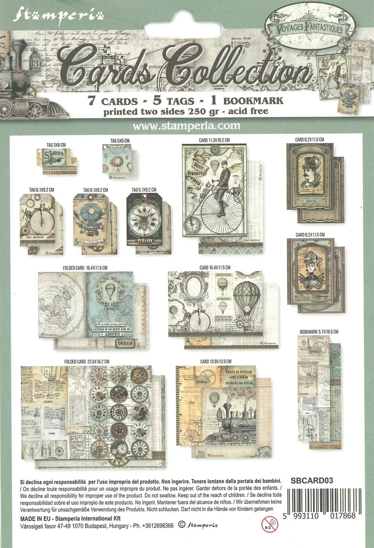 Voyages Fantastiques Cards Collection