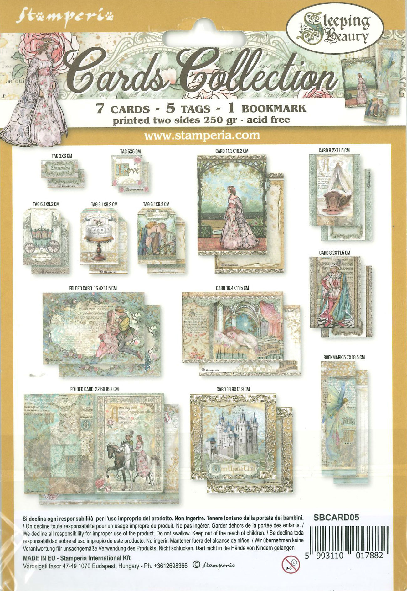 Sleeping Beauty Cards Collection