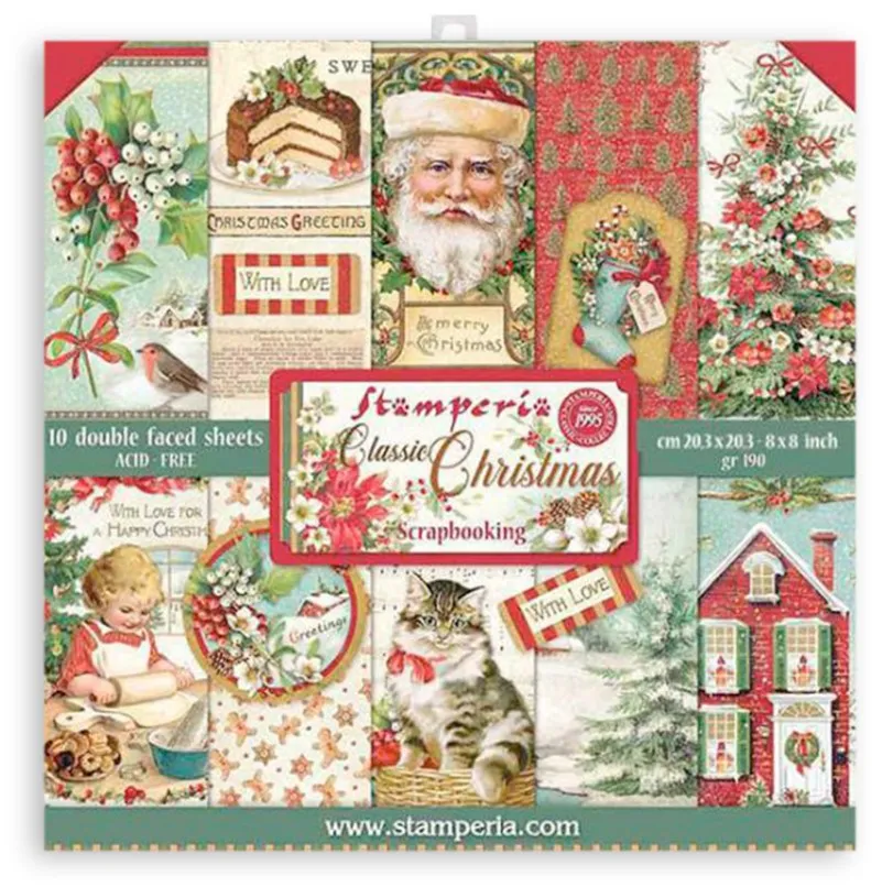 Classic Christmas 8x8 Papers