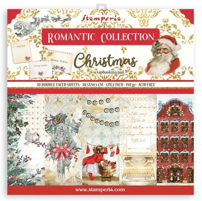 Romantic Christmas 12x12 Papers