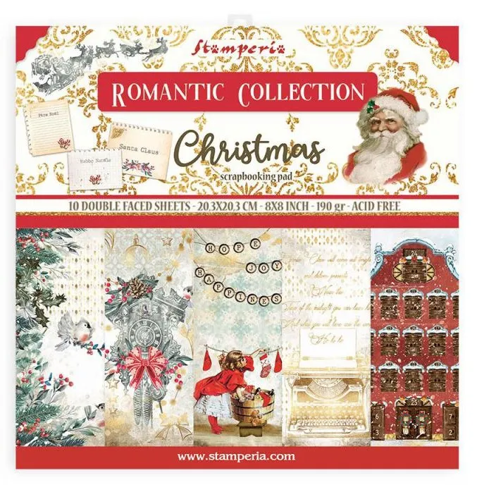 Romantic Christmas 8x8 Papers