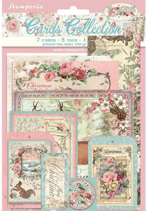 Pink Christmas Card Collection