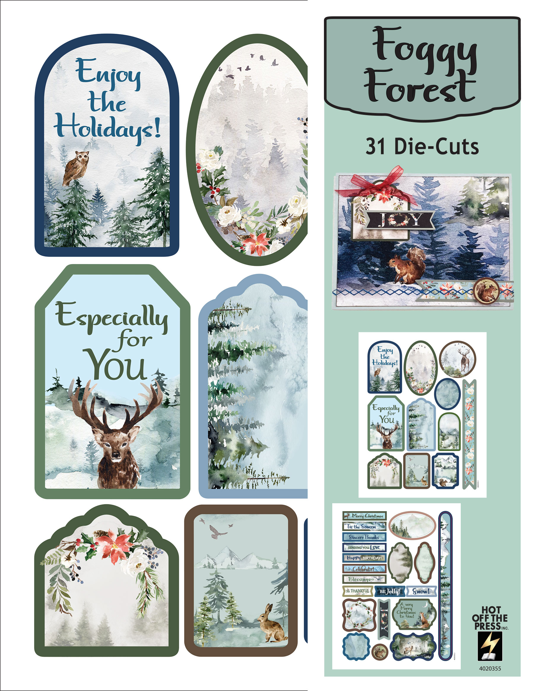 Foggy Forest Die-Cuts