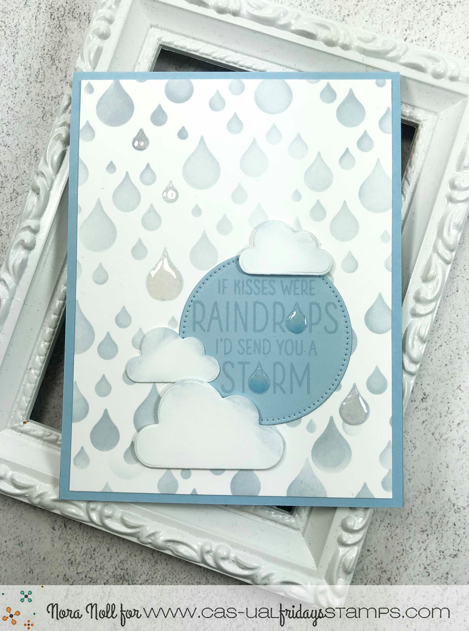 Scattered Showers Stencil