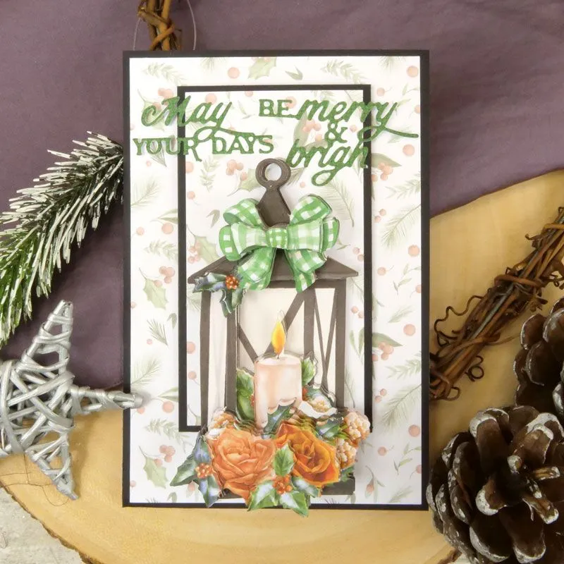 Lantern Snippables Christmas Cheer Moonstone Dies