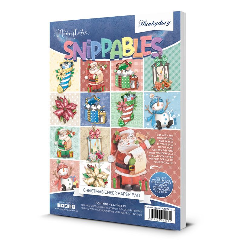 Snippables Christmas Cheer A4 Paper Pad