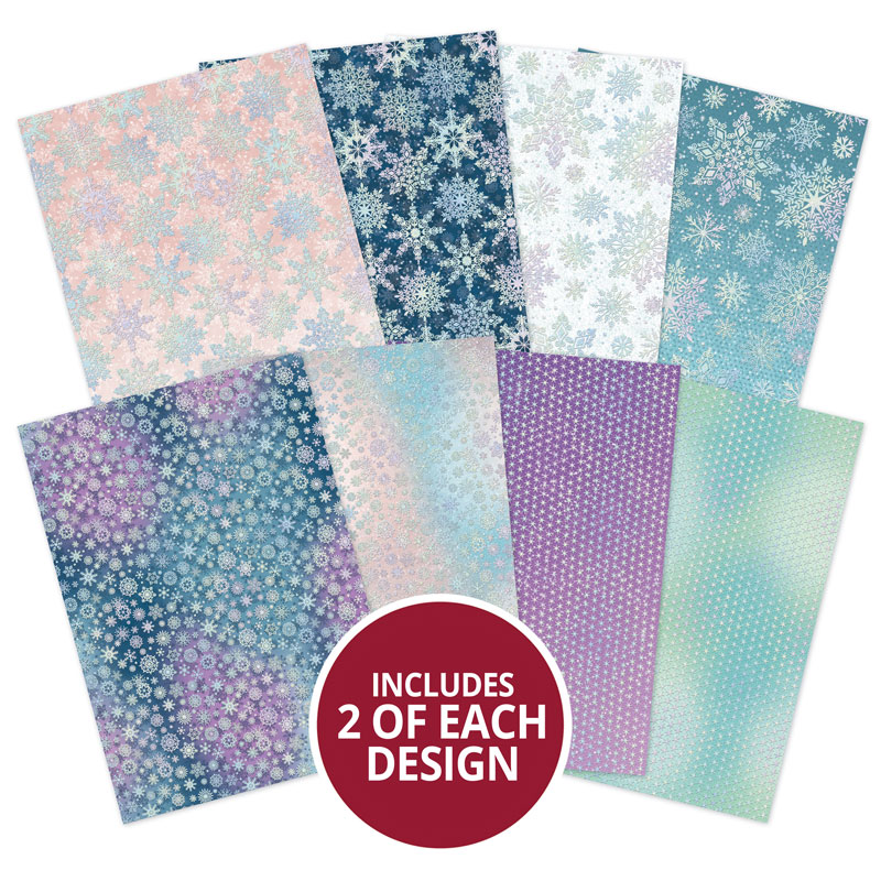 A Sparkling Season Edge-to-Edge Holographic Cardstock