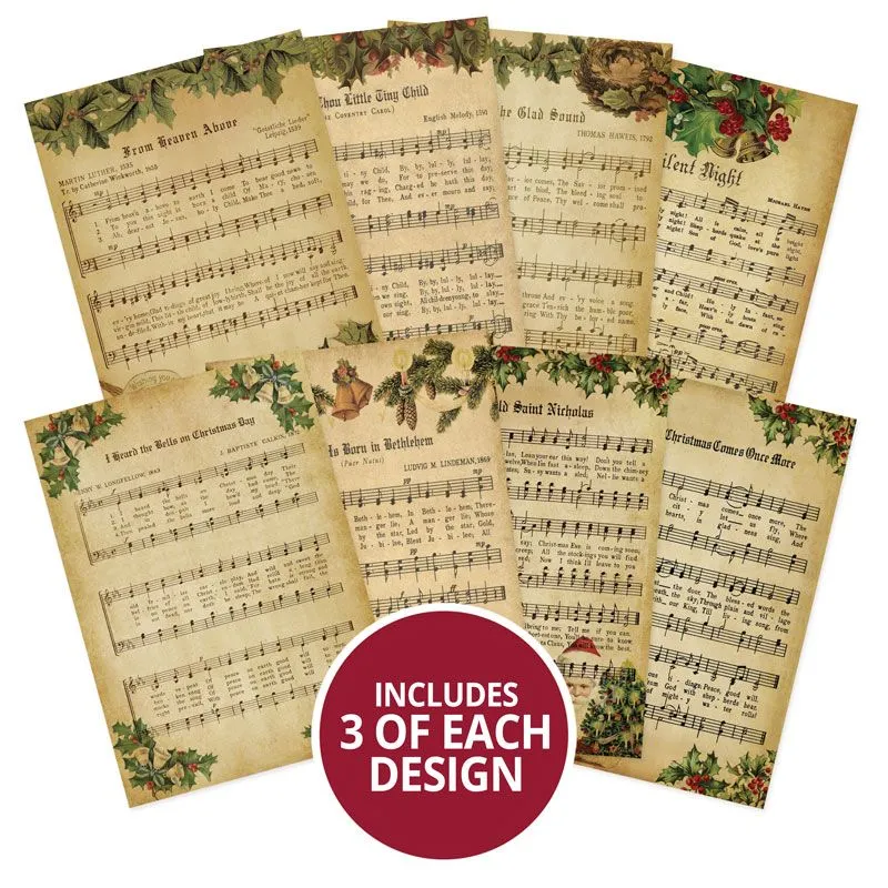 Christmas Melodies Adorable Scorable Pattern Pack