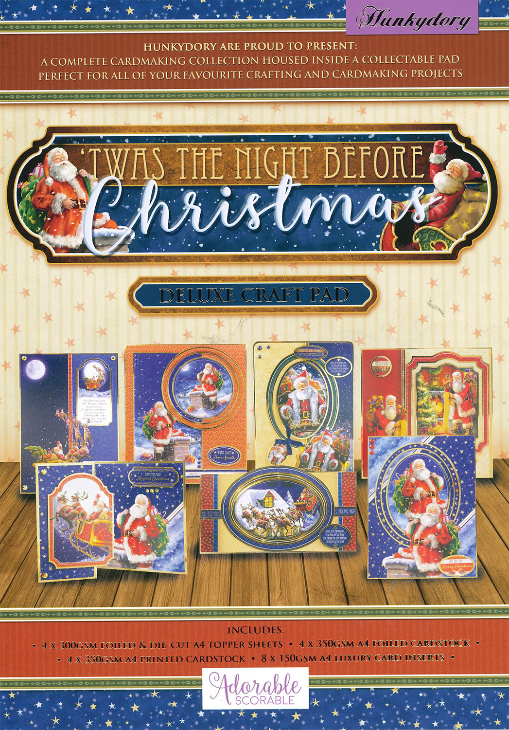 Twas the Night Before Christmas Deluxe Craft Pad