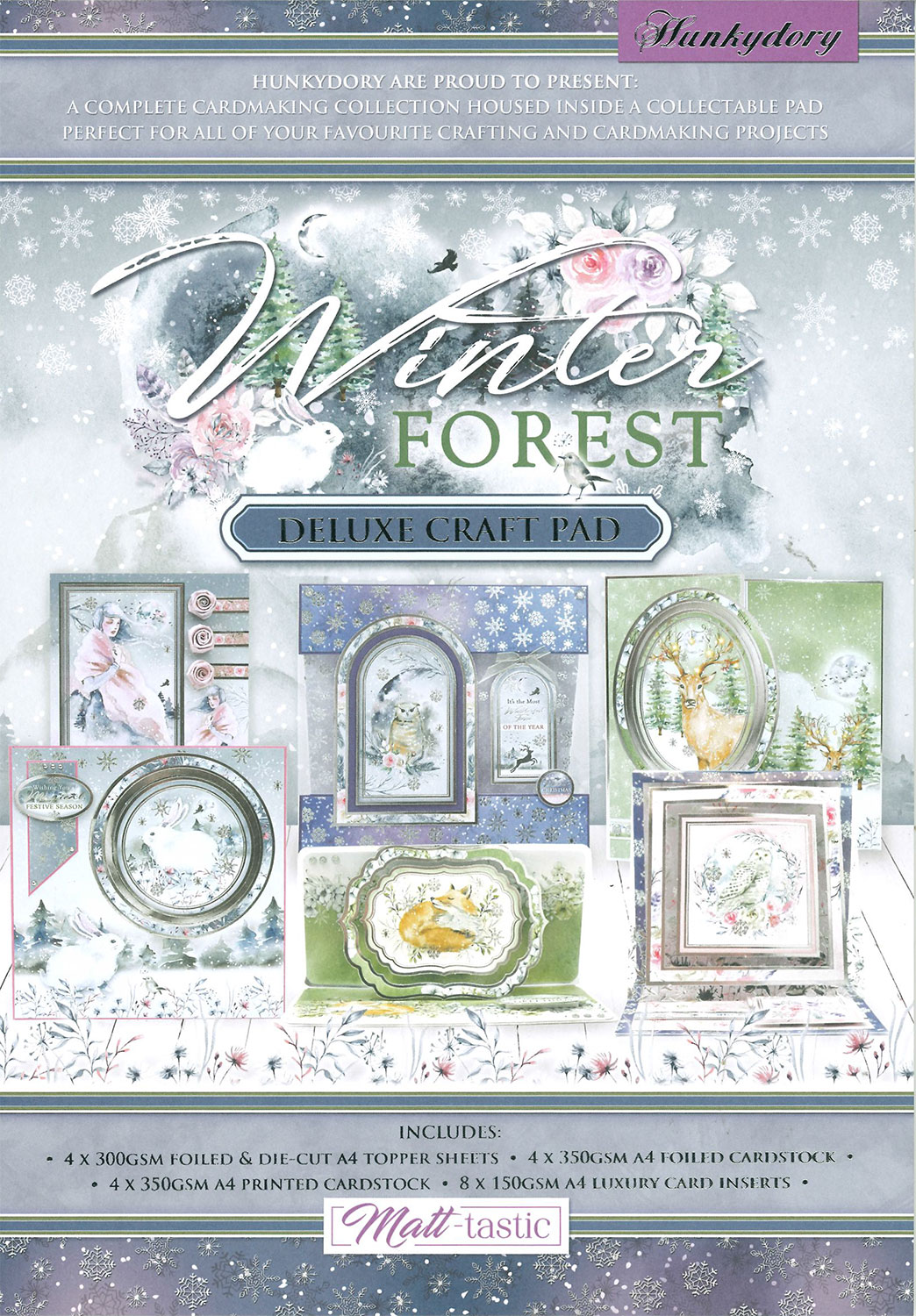 Winter Forest Deluxe Craft Pad