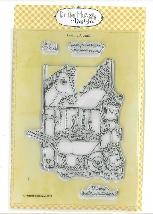 Horsing Around Daisy Mae A5  stamp set Down on the farm