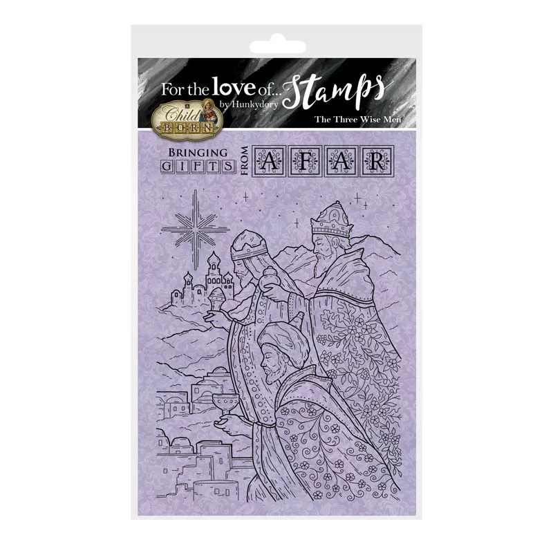 The Three Wise Men A6 Stamp Set For the Love of Stamps