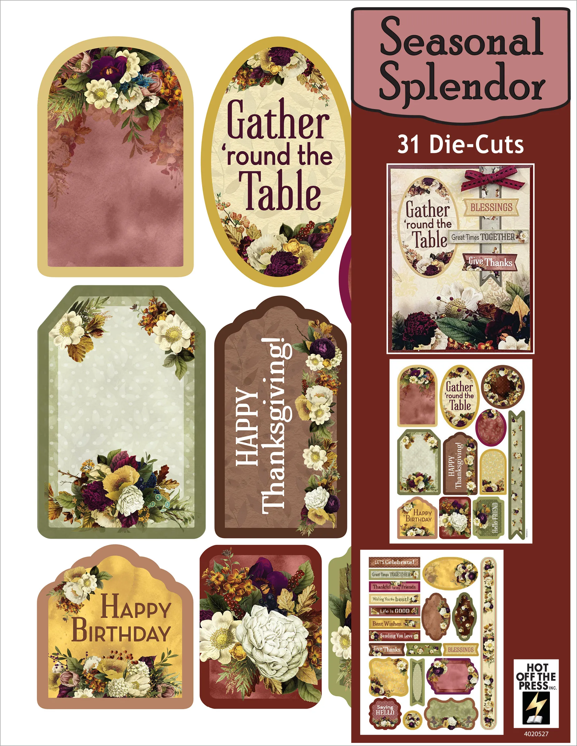 Seasonal Splendor Die-Cuts