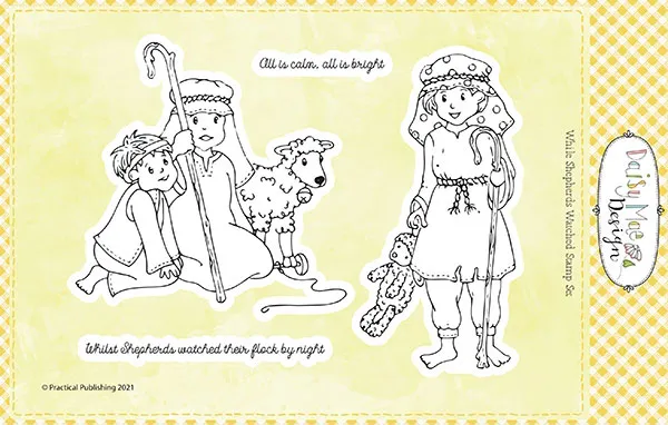 While Shepherds Watched A5 Stamp Set by Daisy Mae The School Nativity