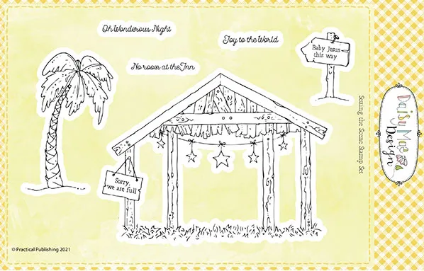 Setting the Scene A5 Stamp Set by Daisy Mae The School Nativity