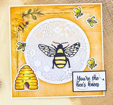 Bumbling in the Flowers Metal Die