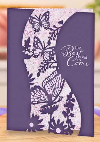 Butterfly Meadow Centerpiece Create-a-Card Die