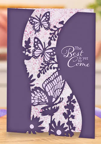 Butterfly Meadow Centerpiece Create-a-Card Die