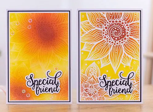 Swirling Florals Photopolymer Clear Stamp, 4x6