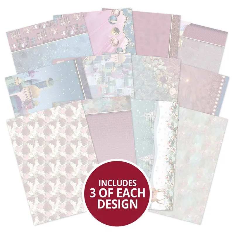 Festive Radiance Luxury Card Inserts