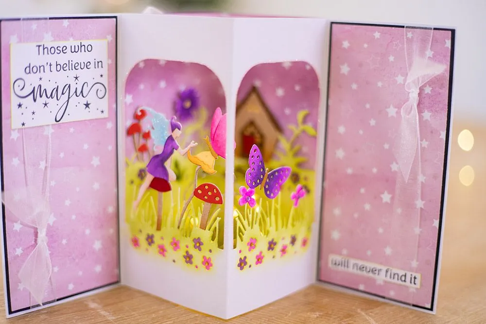 Fairies of Light Stamp & Die Set Scenes of Light collection