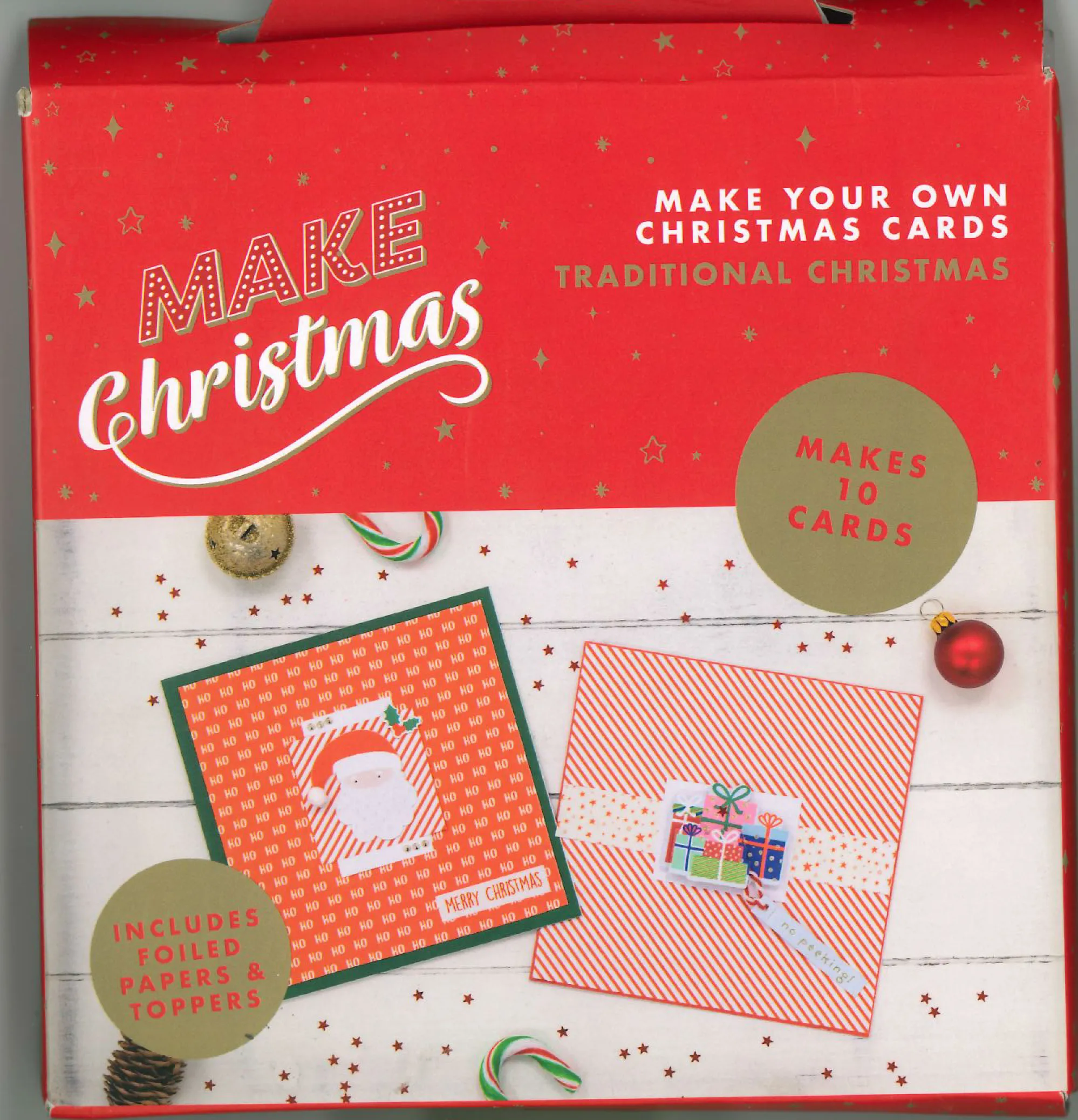 Traditional Christmas Make Your Own Christmas Cards Kit
