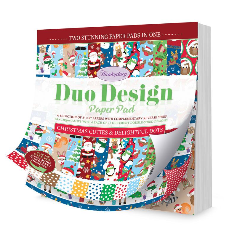 Christmas Cutie & Delightful Dots 8x8 Duo Design Paper Pad