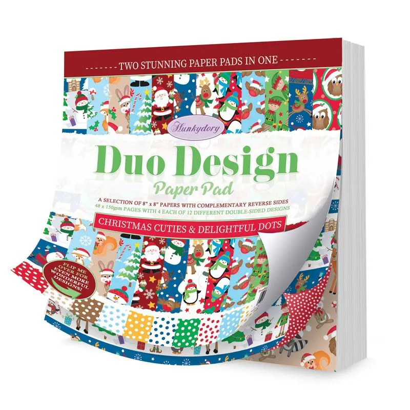 Christmas Cutie & Delightful Dots 8x8 Duo Design Paper Pad