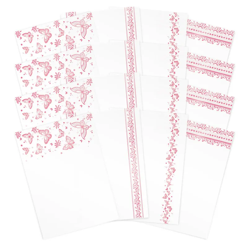 Butterfly Blush Luxury Foiled Acetate