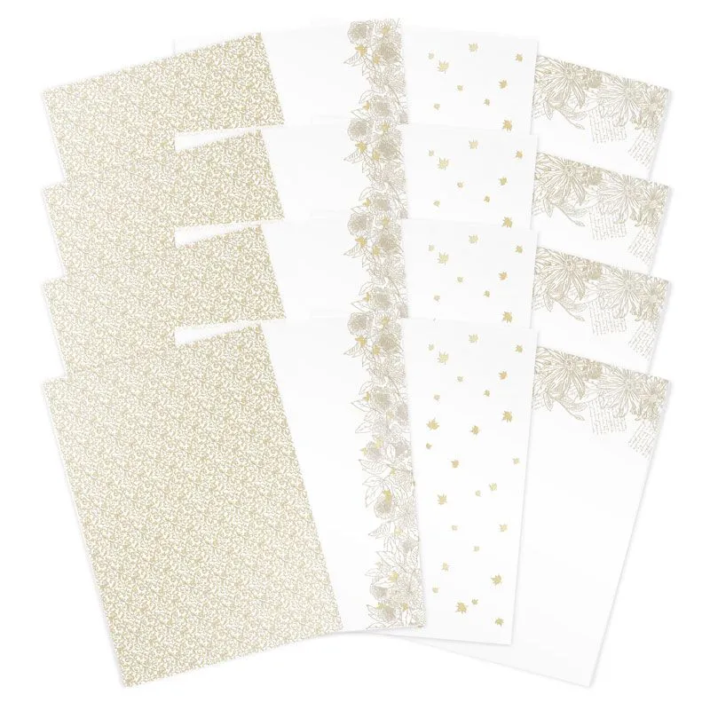 Autumn Days Forever Florals Luxury Foiled Acetate