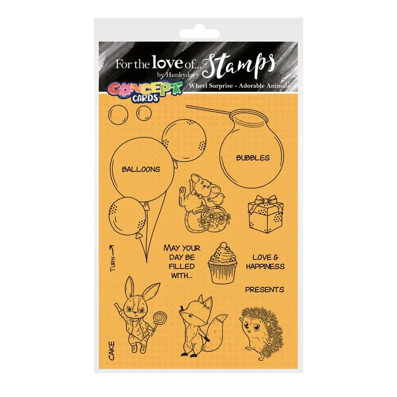 Adorable Animals Wheel Surprise For the Love of Stamps
