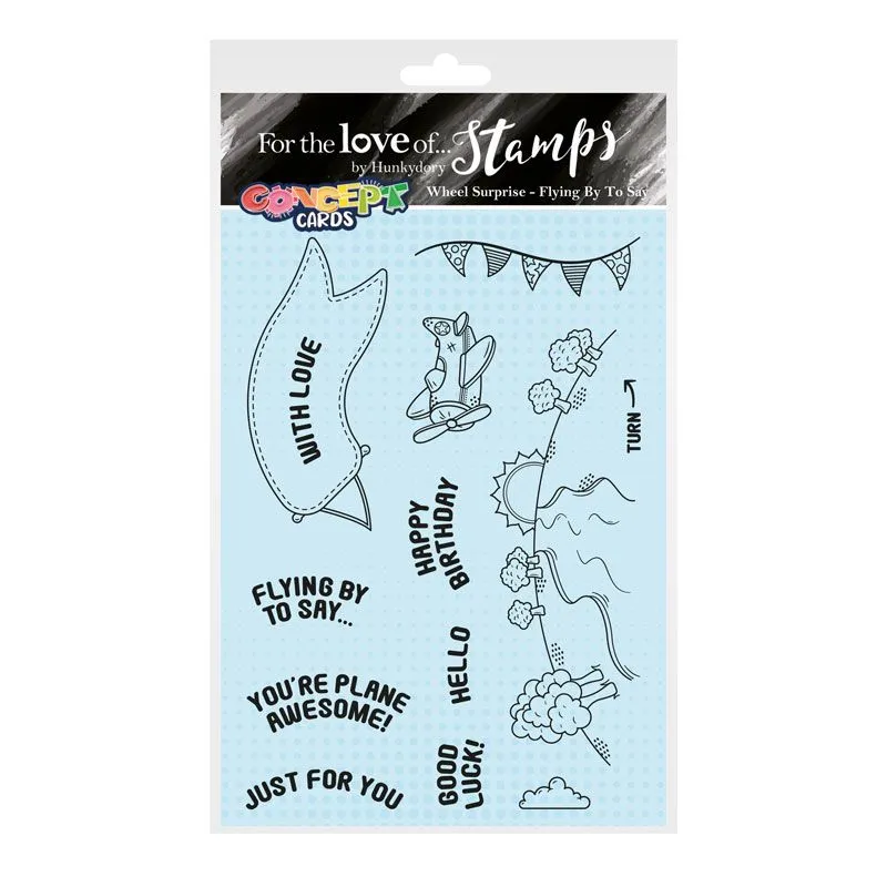 Flying By To Say Wheel Surprise For the Love of Stamps