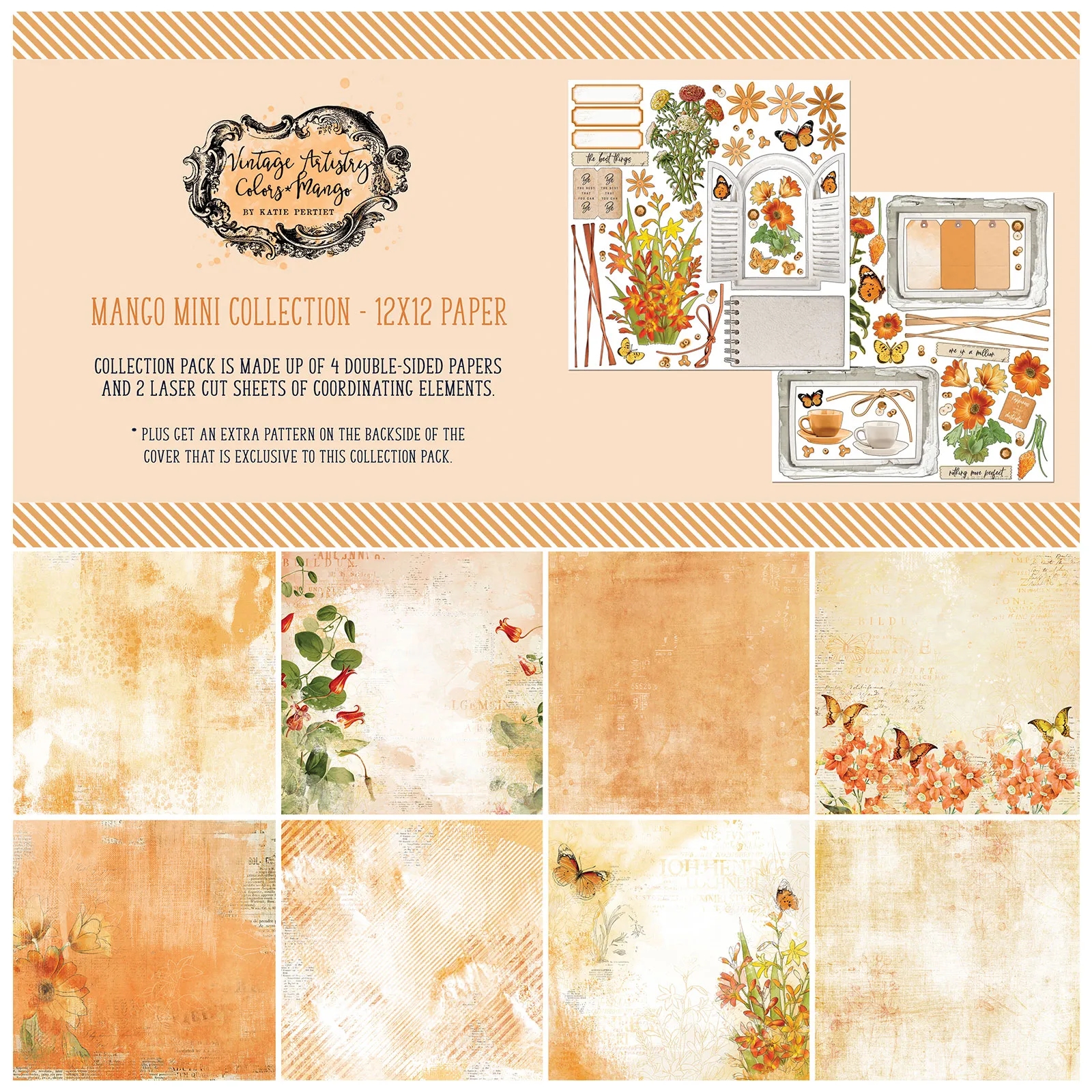 Mango 12x12 Collection Pack Vintage Artistry