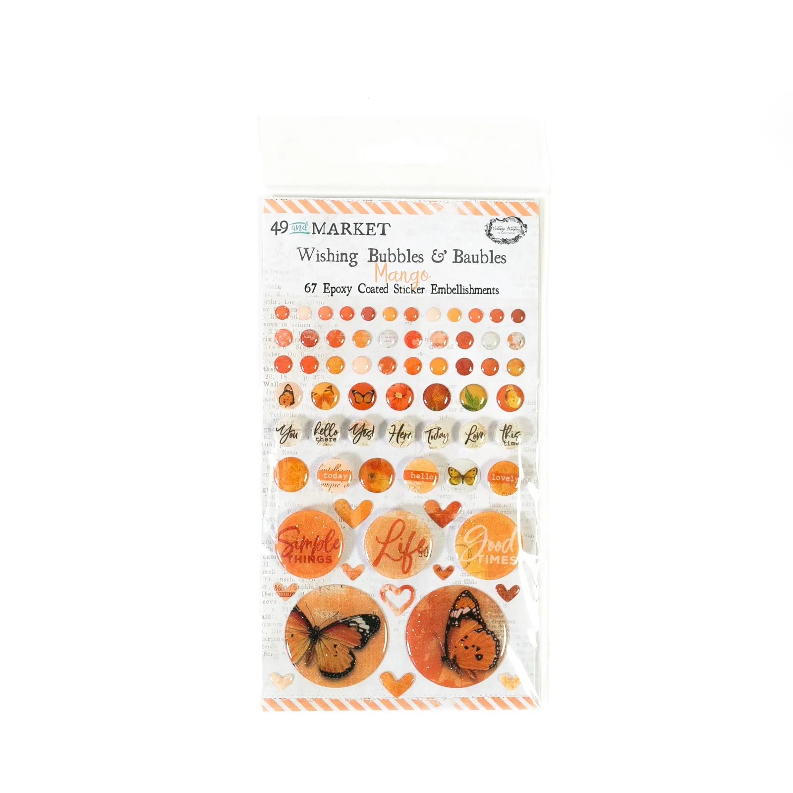 Mango Wishing Bubbles and Baubles Vintage Artistry