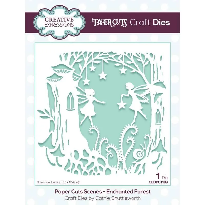 Scene Enchanted Forest Craft Die Creative Expressions Paper Cuts
