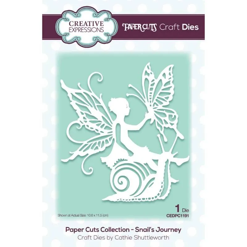 Snails Journey Craft Die Creative Expressions Paper Cuts