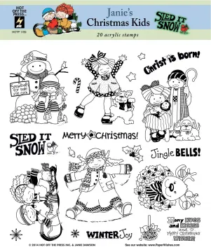 Janies Christmas Kids 8x8
