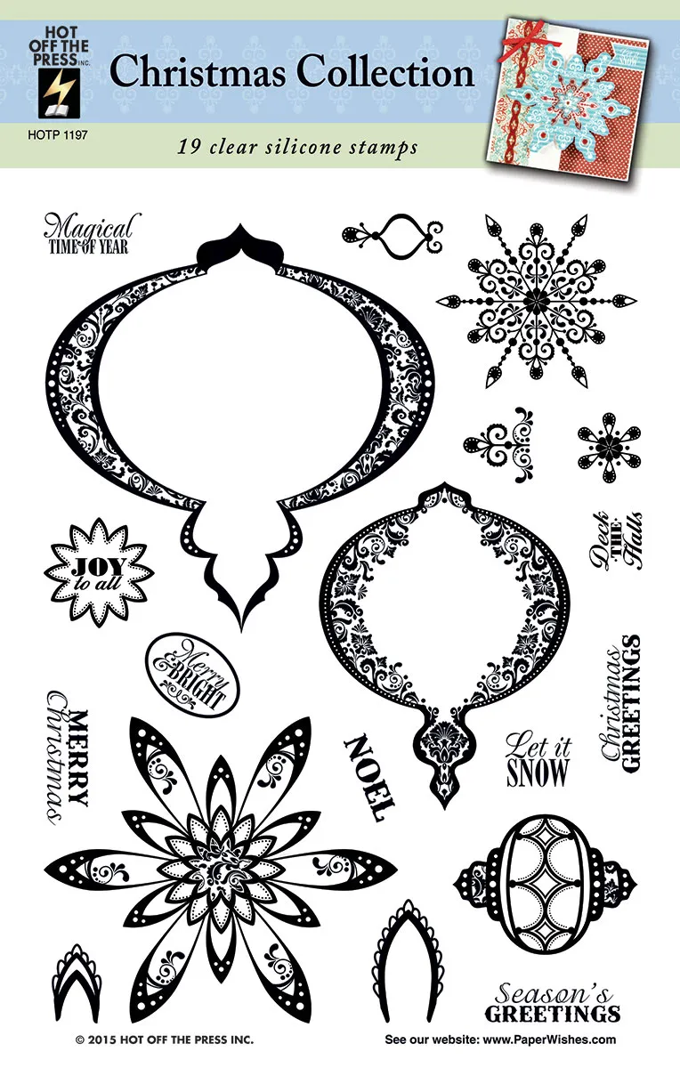 Christmas Collection Inside Out Stamp 6x8