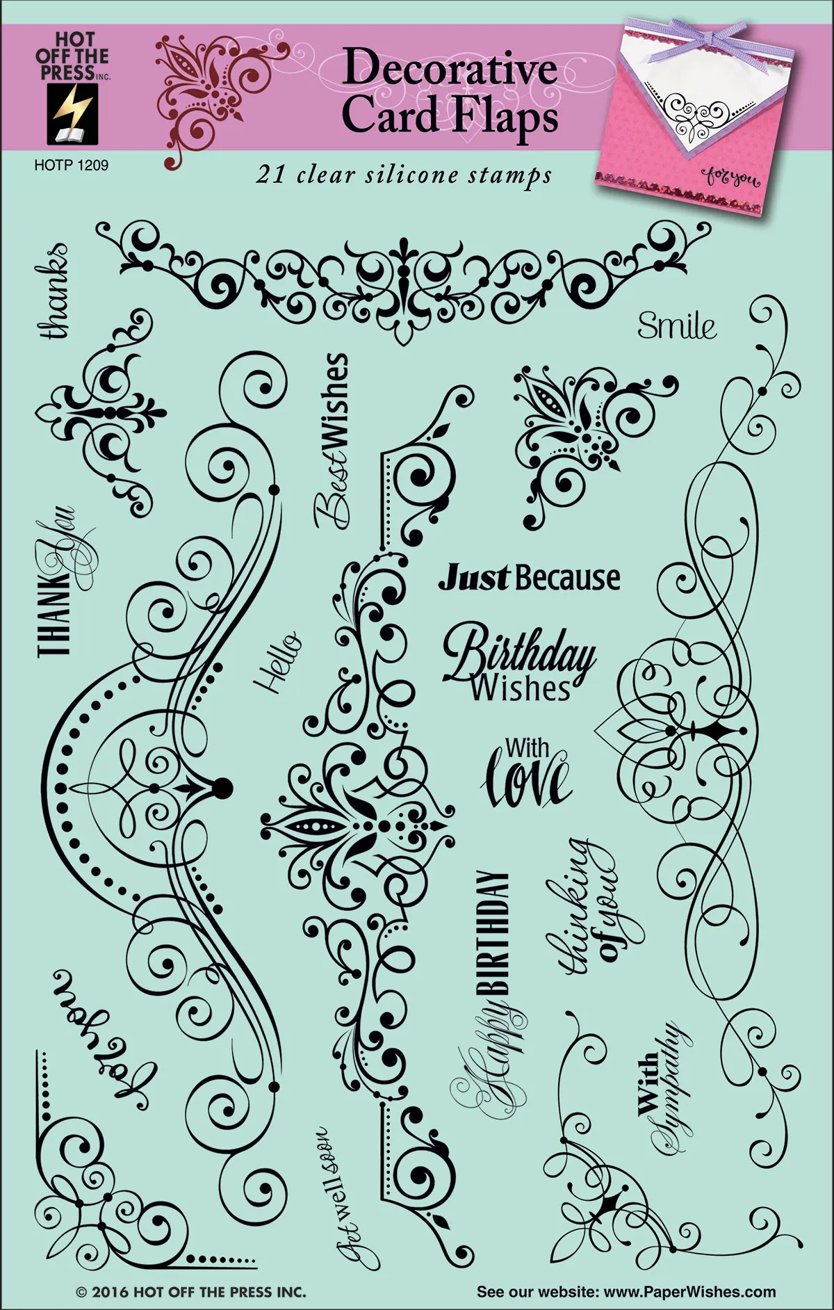 Decorative Card Flaps Stamp Set